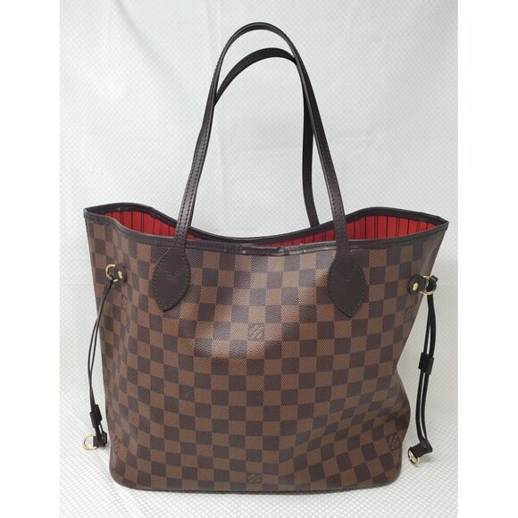 Louis Vuitton Neverfull MM Damier Ebene Bag w/ COA - Picture 2 of 16